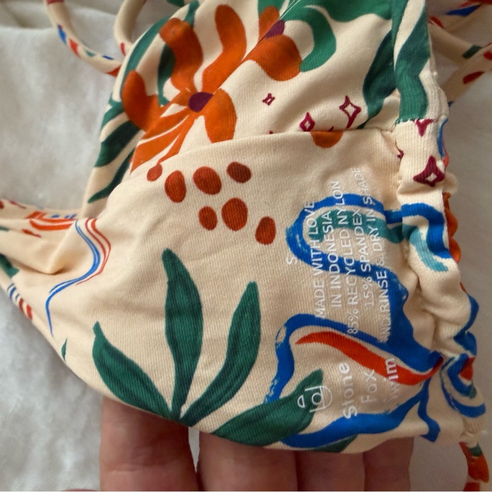 Stone Fox Swim bikini top size small - Picture 2 of 2